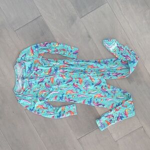 Posh Peanut Lisa Frank Dancing Dolphins convertible footie